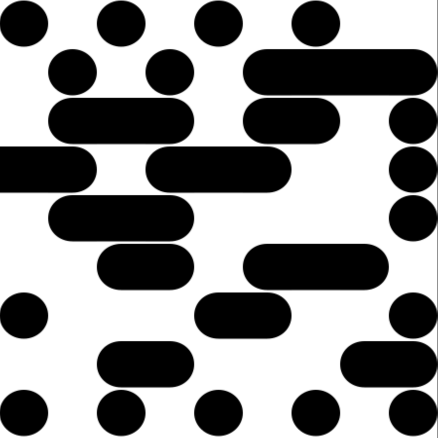 horizontal-dot-chain Mønster preview